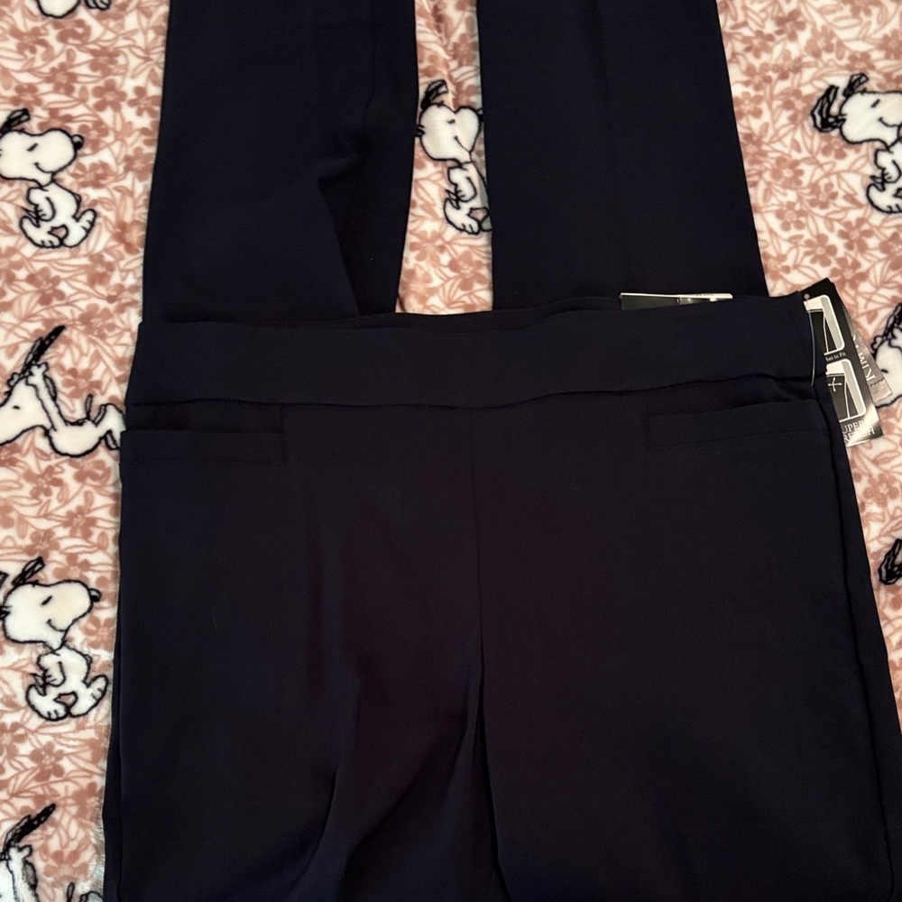NWT Navy  Kim Rogers  Pull-On pants